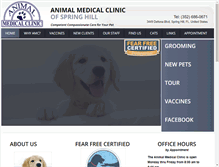 Tablet Screenshot of amcspringhill.com